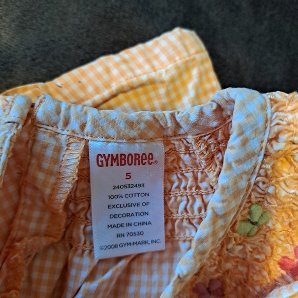 Gymboree girls size 5 butterfly line 4 piece set - Picture 5 of 5